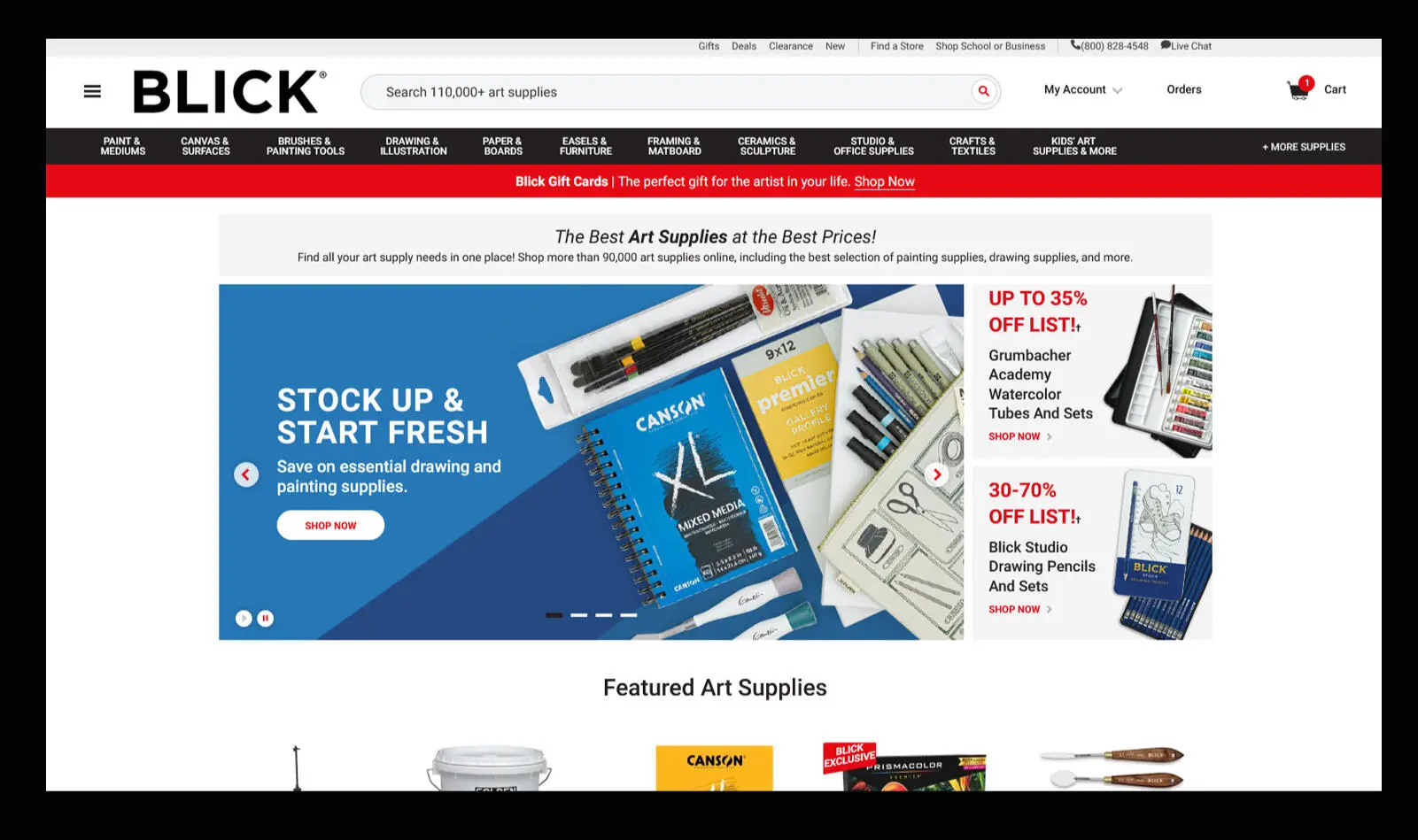 BLICK homepage