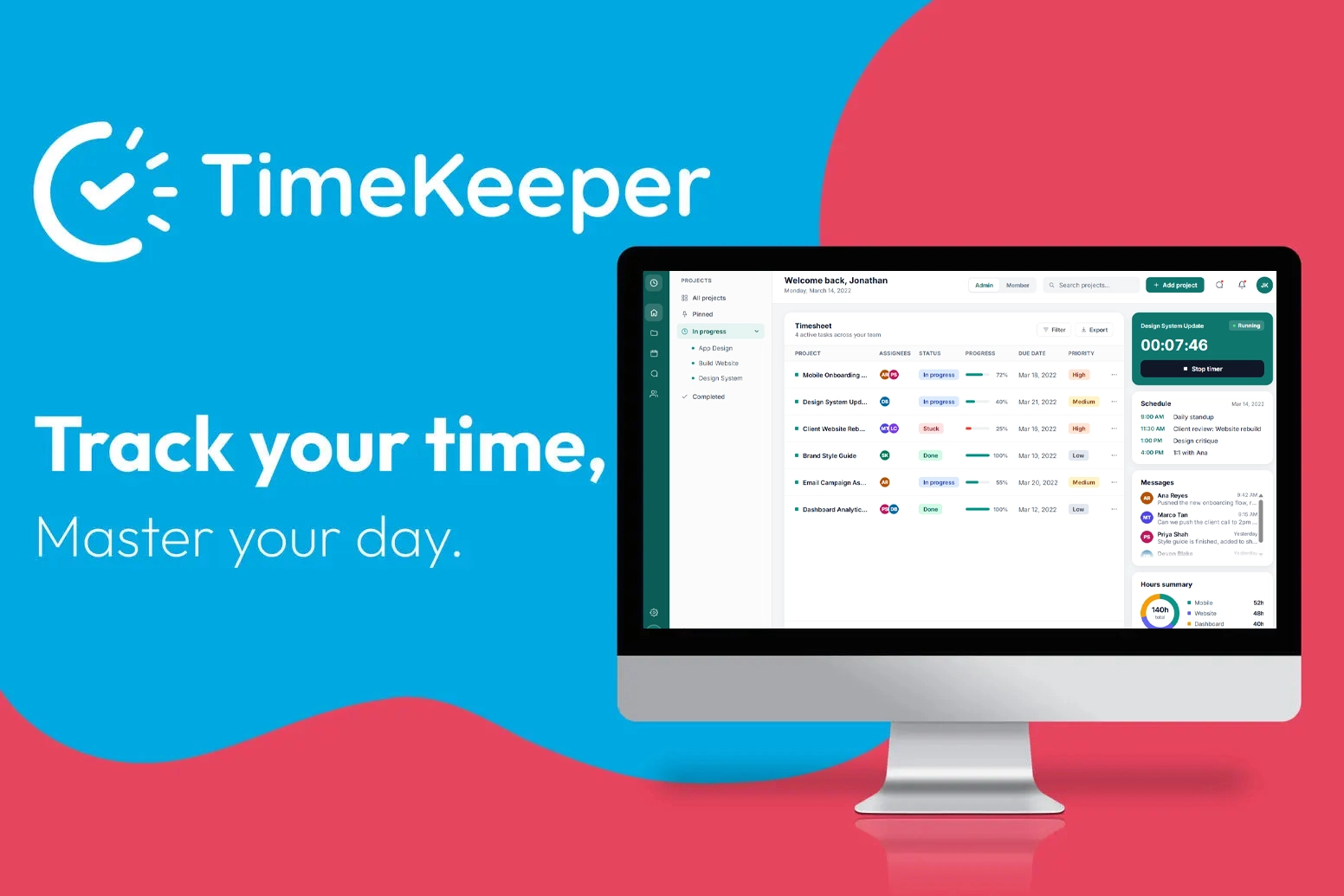 Time Keeper — app preview